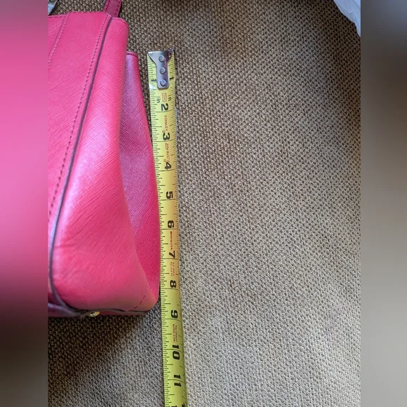 MCM Raspberry Pink Saffiano Leather Large Viva Satchel - Picture 9 of 9